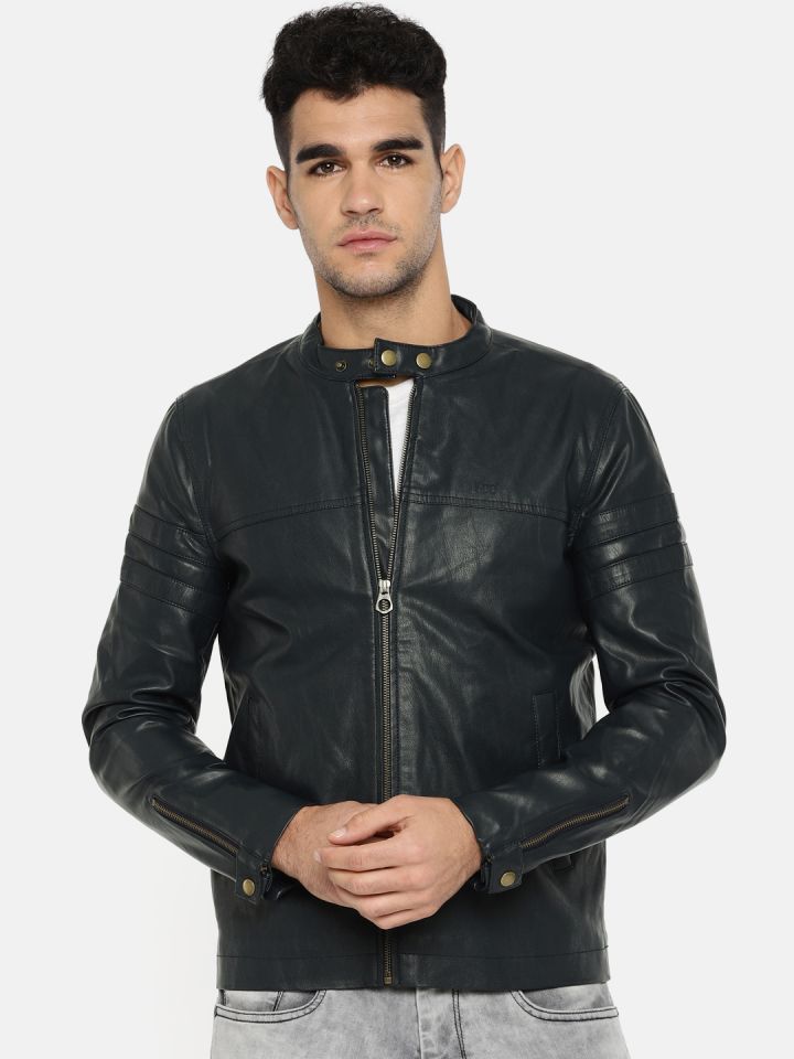Leather sale jacket lee