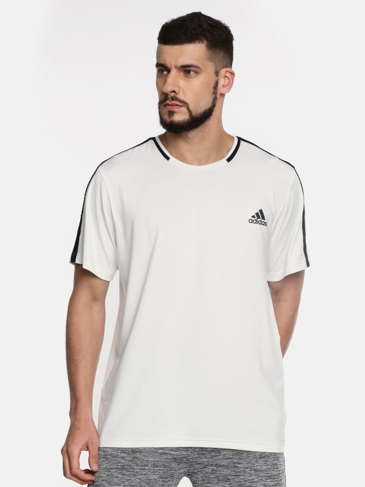 Adidas climalite white t shirt new arrivals