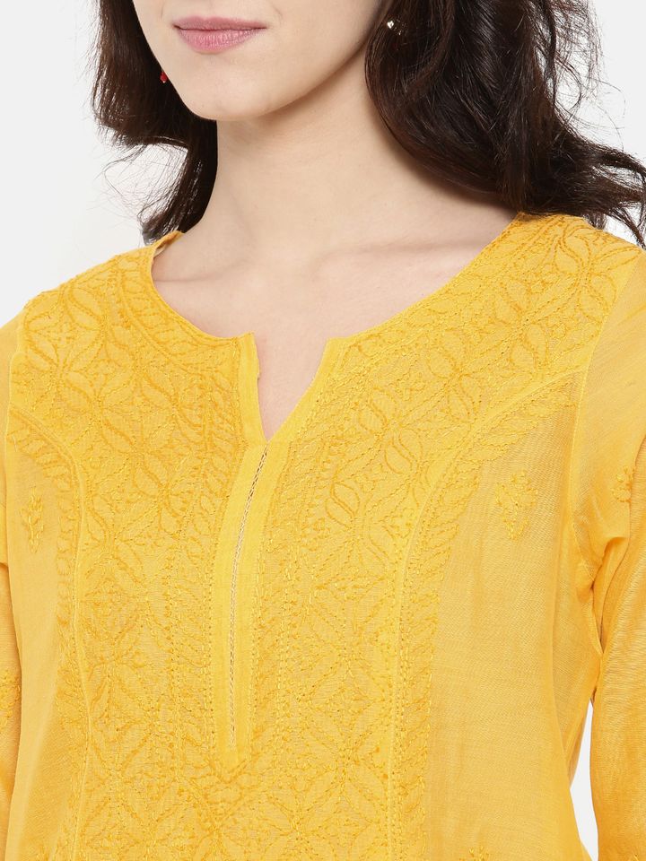 Melange chikankari kurta Clearance