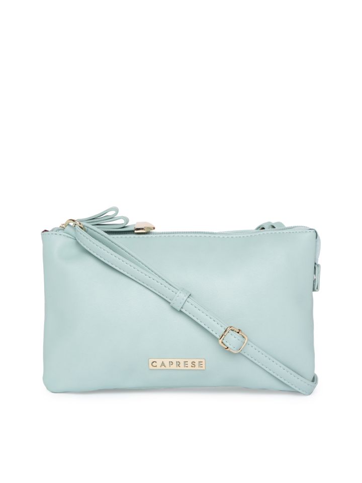 Buy Caprese Blue Solid Sling Bag Myntra