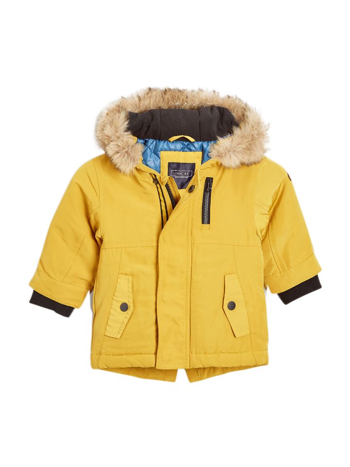 Next boys on sale yellow coat