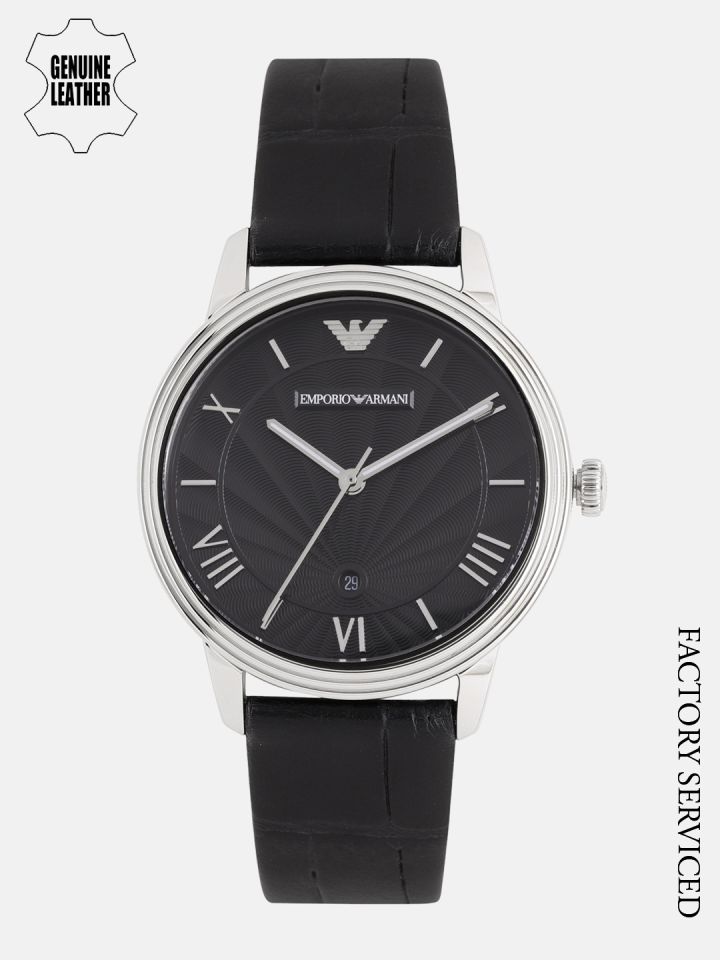 Buy Emporio Armani Men Black Factory Service Analogue Watch AR1611I -  Watches for Men 7645508 | Myntra