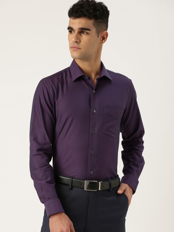Van heusen purple store shirt
