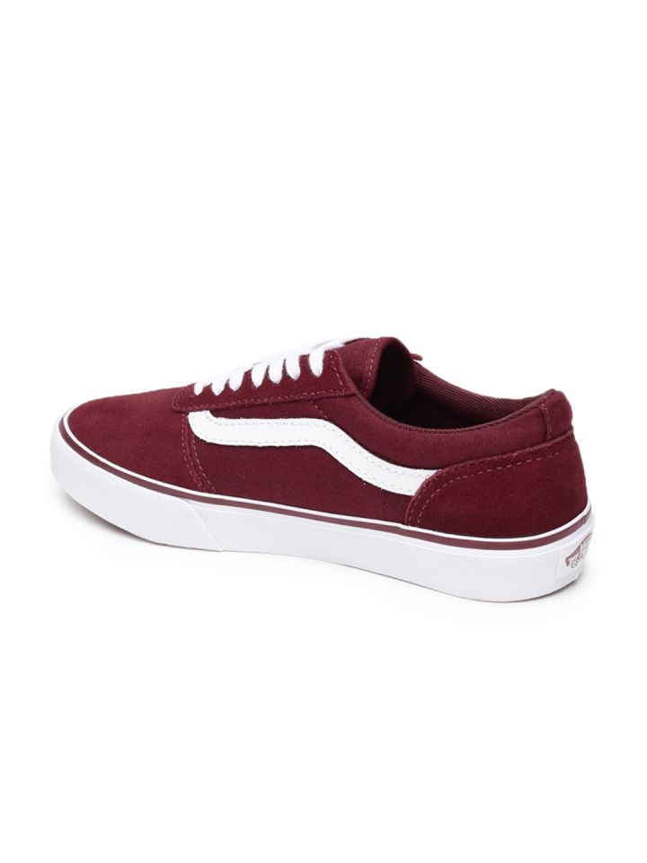 Burgundy sale vans womens