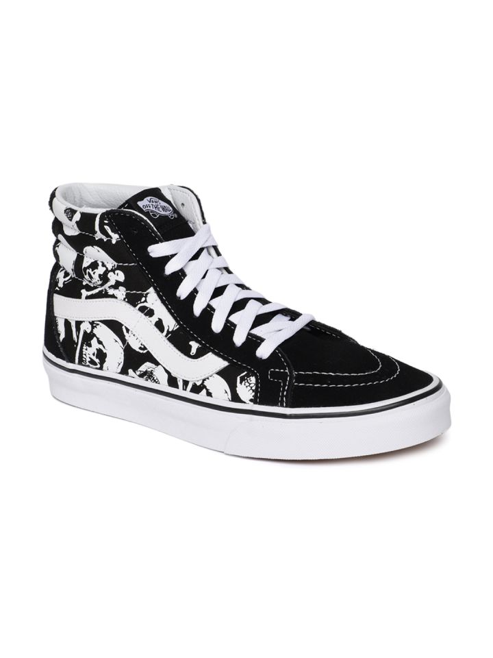 Vans leather mid top online