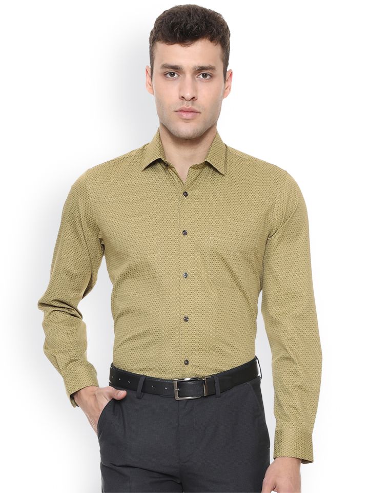 olive formal shirt