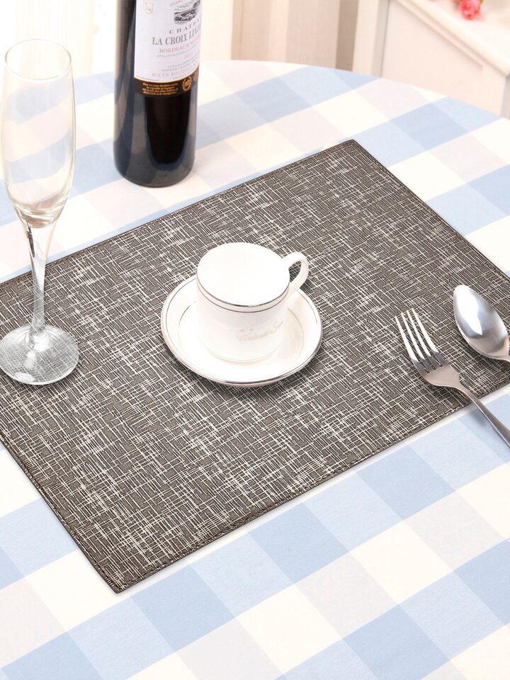 Grey Textured Table Mats, Dining Table Mats Myntra