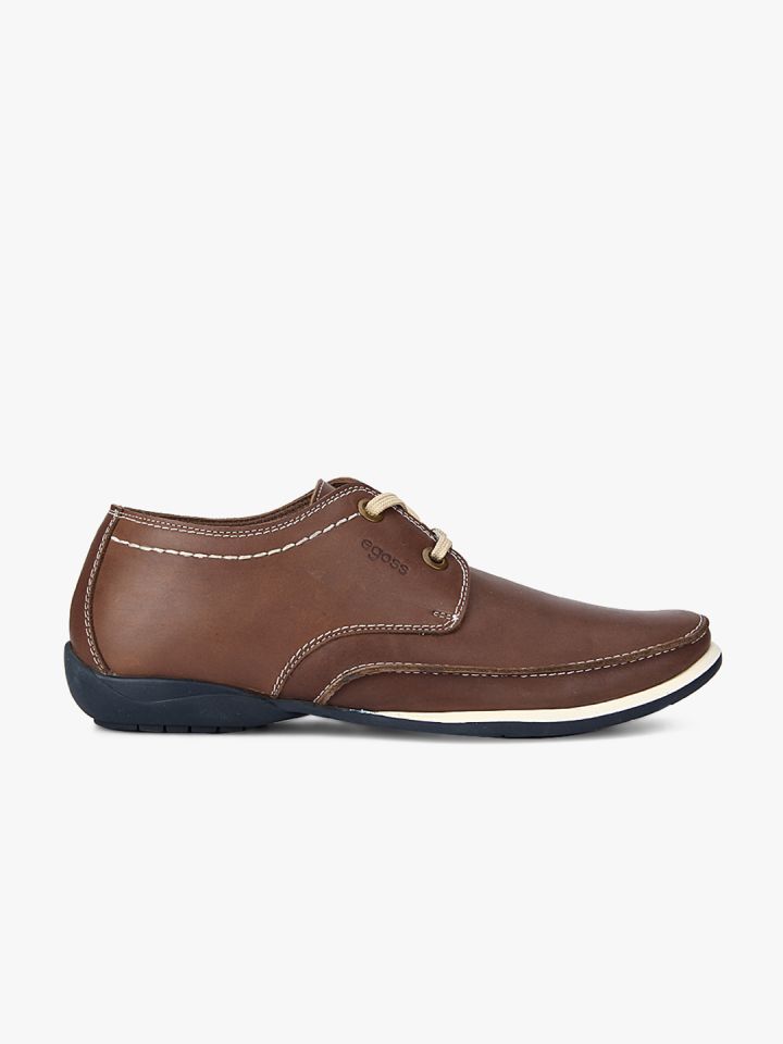 Buy Egoss Men Brown Derbys Casual Shoes for Men 7686374 Myntra
