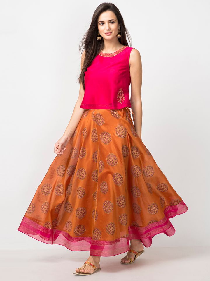 fabindia skirt set