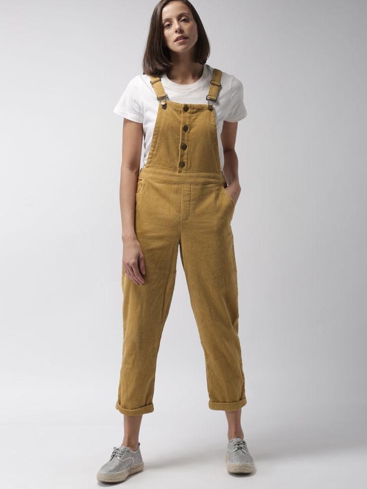 Forever 21 top corduroy overalls
