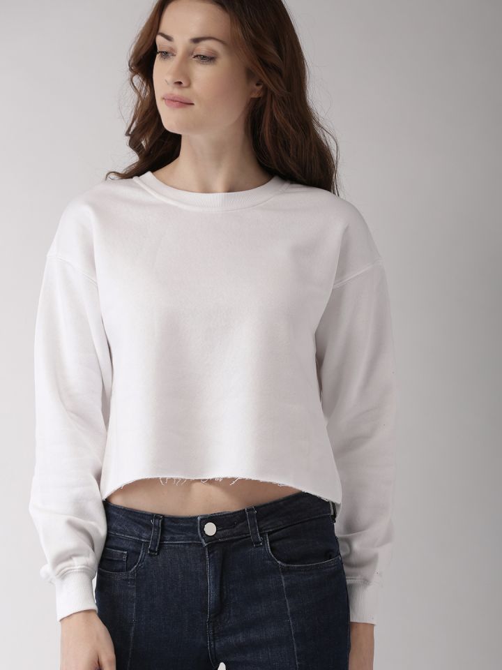 forever 21 cropped sweatshirt