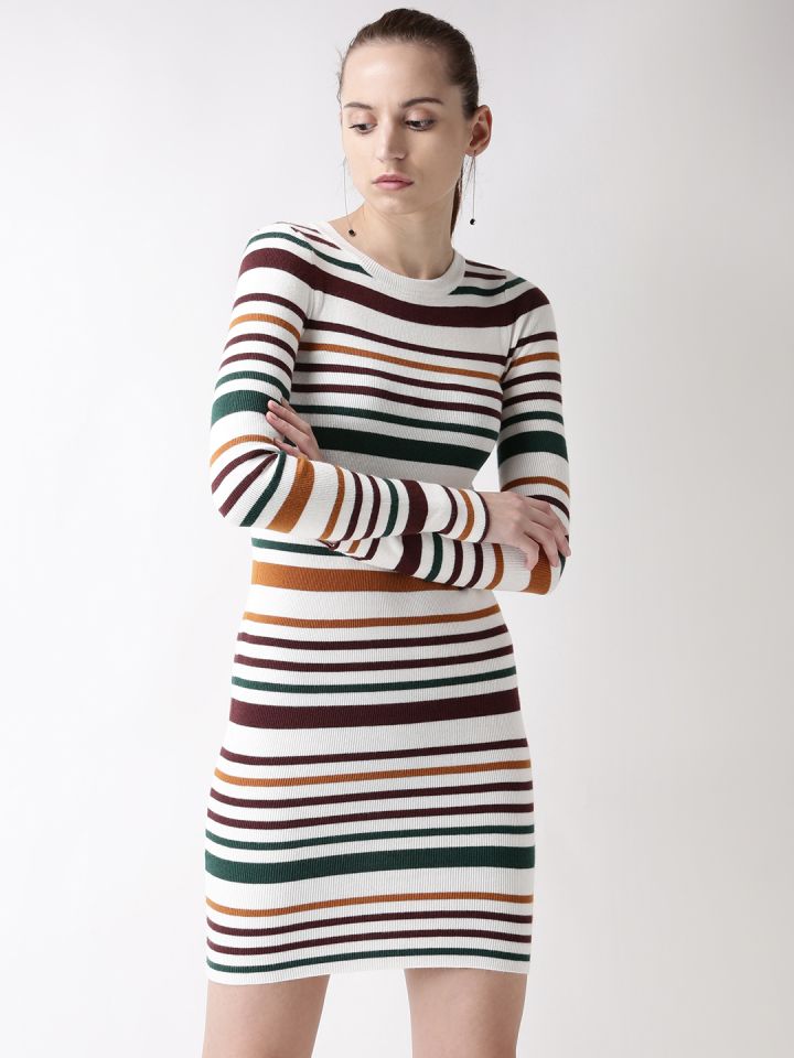 Forever 21 white sweater 2025 dress
