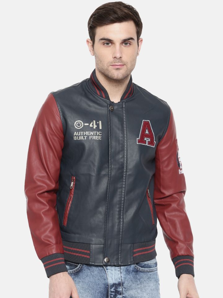 Navy blue hotsell baseball jacket