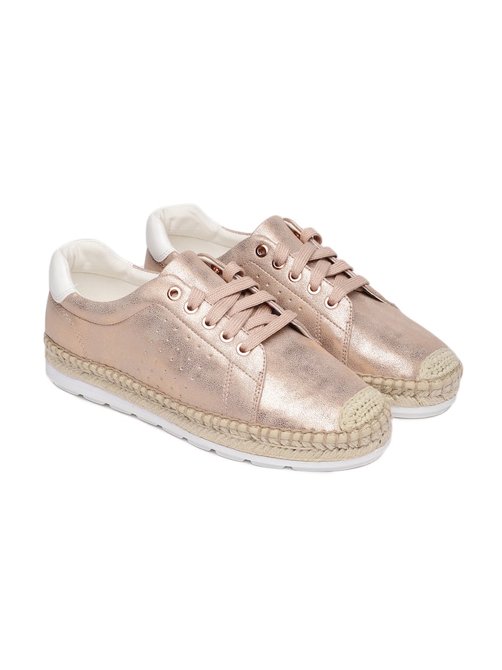 rose gold sneakers womens