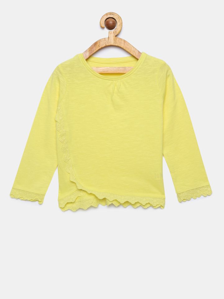 Yellow tops for juniors new arrivals
