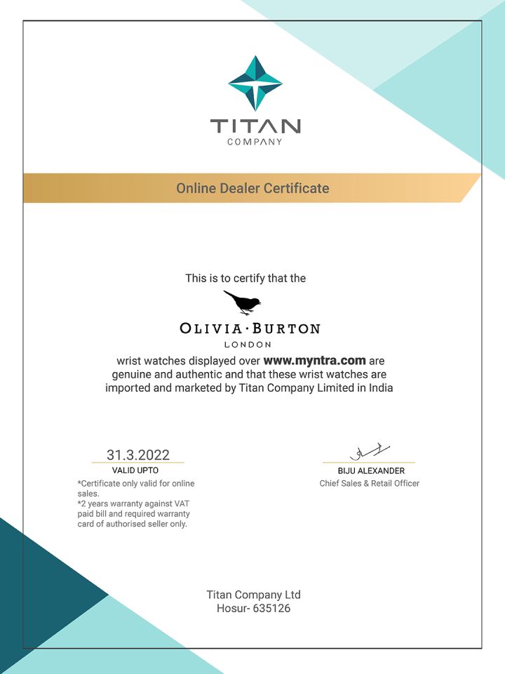 Olivia discount burton warranty