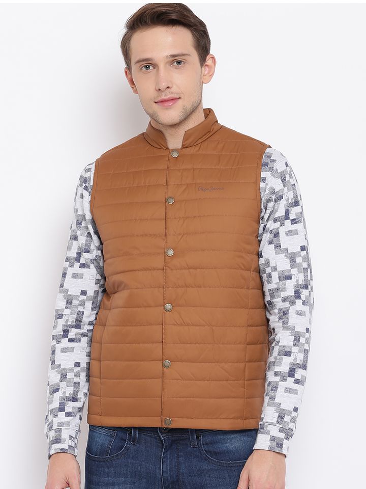 Buy Pepe Jeans Men Brown Solid 