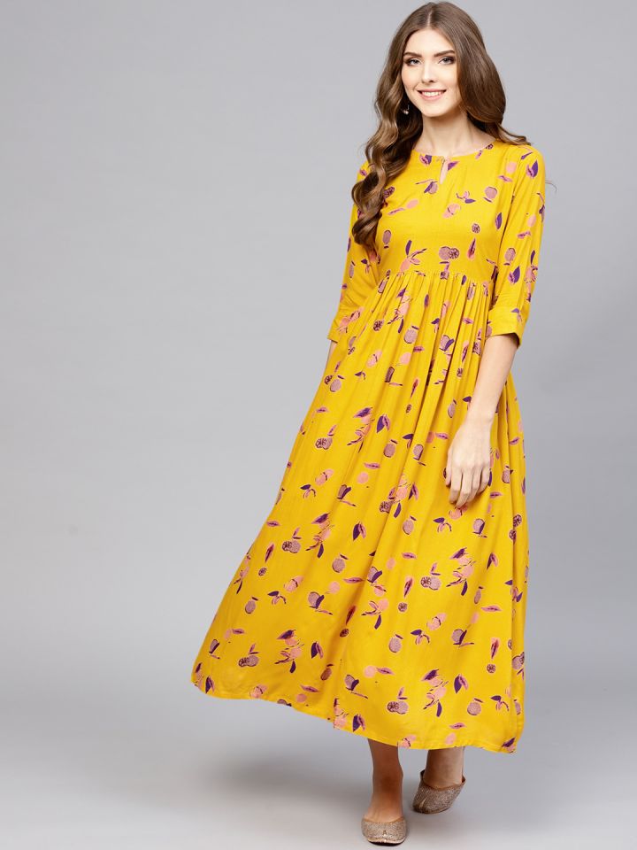 Myntra libas outlet maxi dress