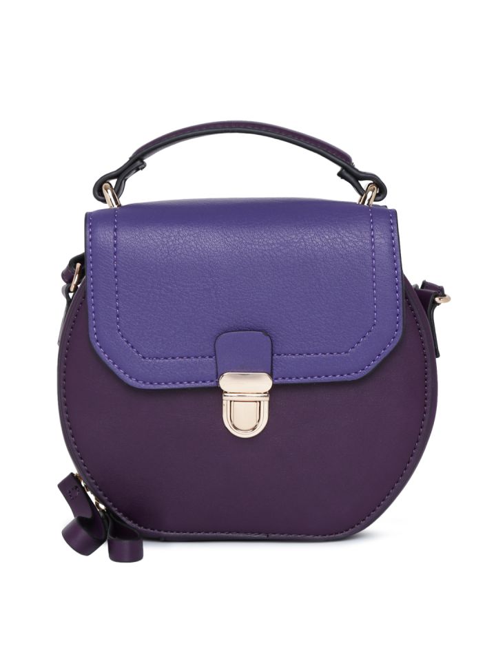 accessorize purple bag