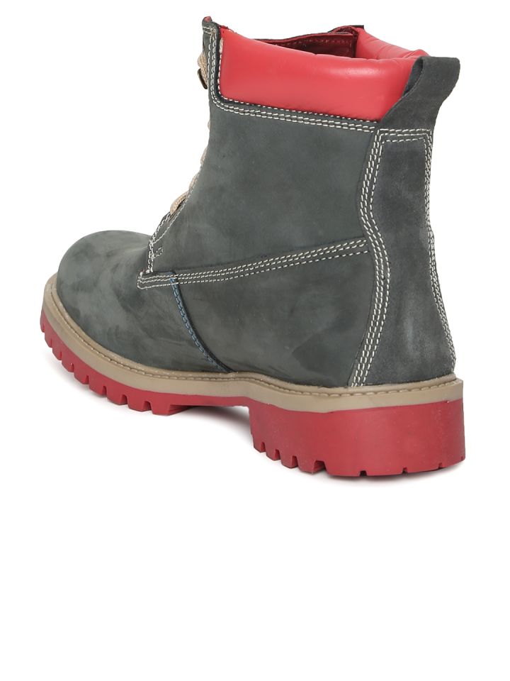 Woodland navy blue boots best sale