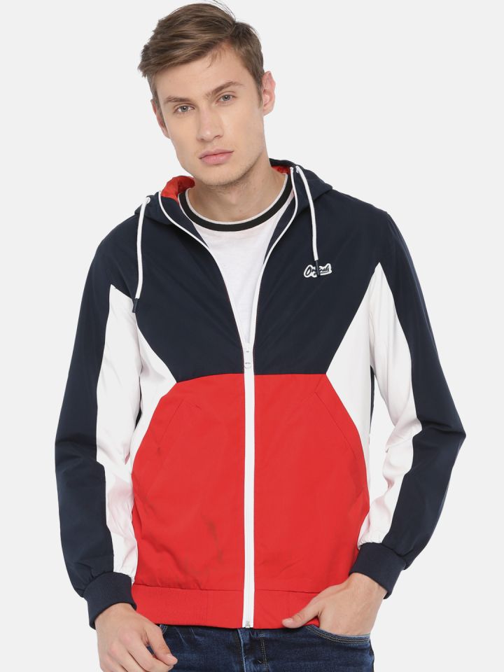 New Mens Jack/&Jones Light Puffer Jacket Hood Blue Black Red White Green Burgundy