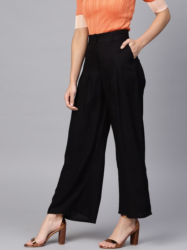 Dress Pants for Women High Waist Straight Leg Black Pants - Walmart.com-saigonsouth.com.vn