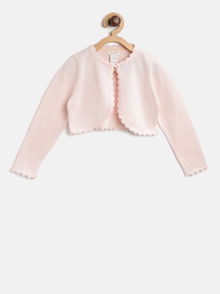 Buy MONSOON CHILDREN Pink Solid Button 