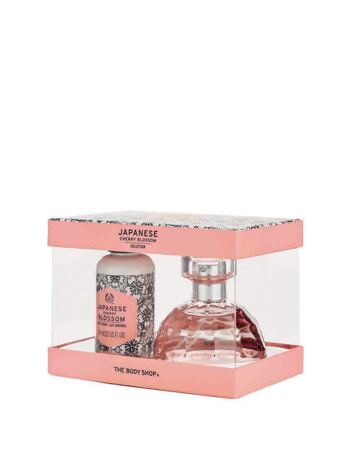 Body shop japanese clearance cherry blossom gift set
