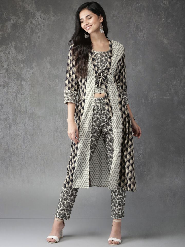 Shrug with trouser top