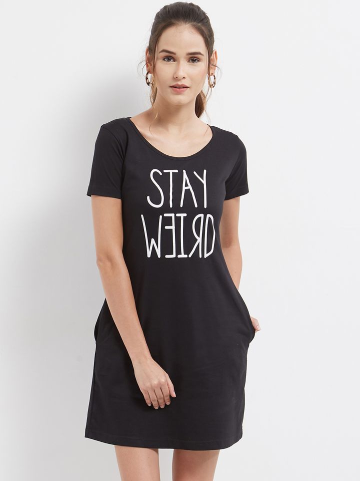 the souled store t shirt dress