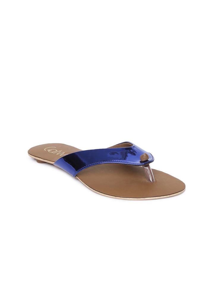 Catwalk Women Blue Open Toe Flats
