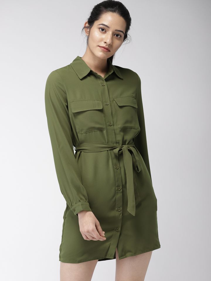 Forever 21 button outlet up dress