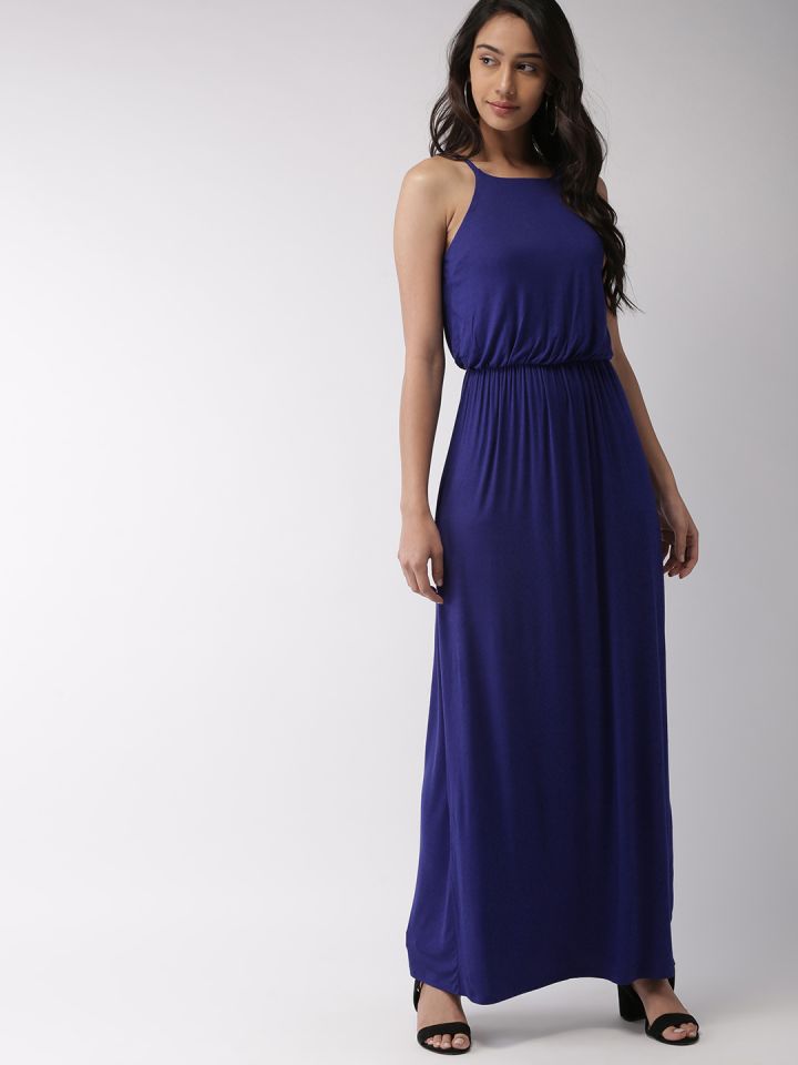 Navy blue maxi dress forever 21 discount