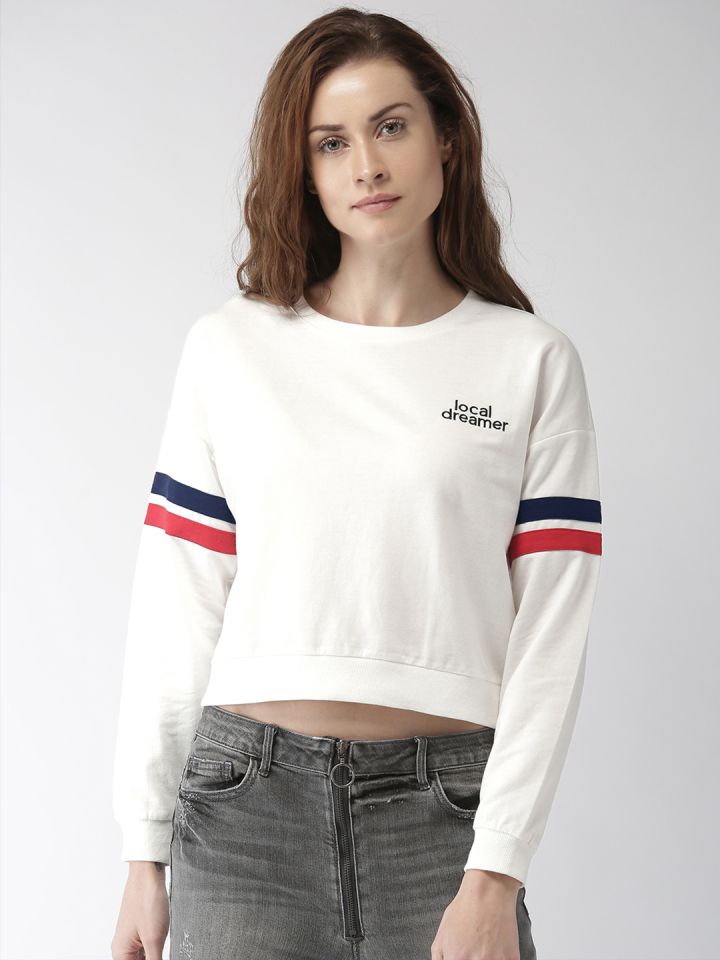 Forever 21 outlet cropped sweatshirt