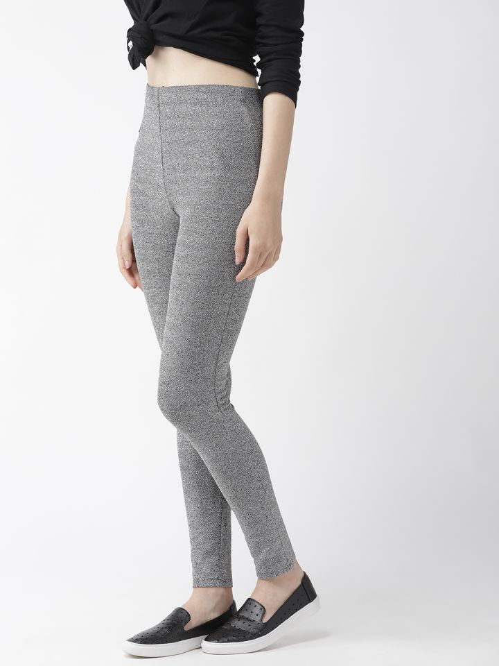 Forever 21 silver leggings hotsell