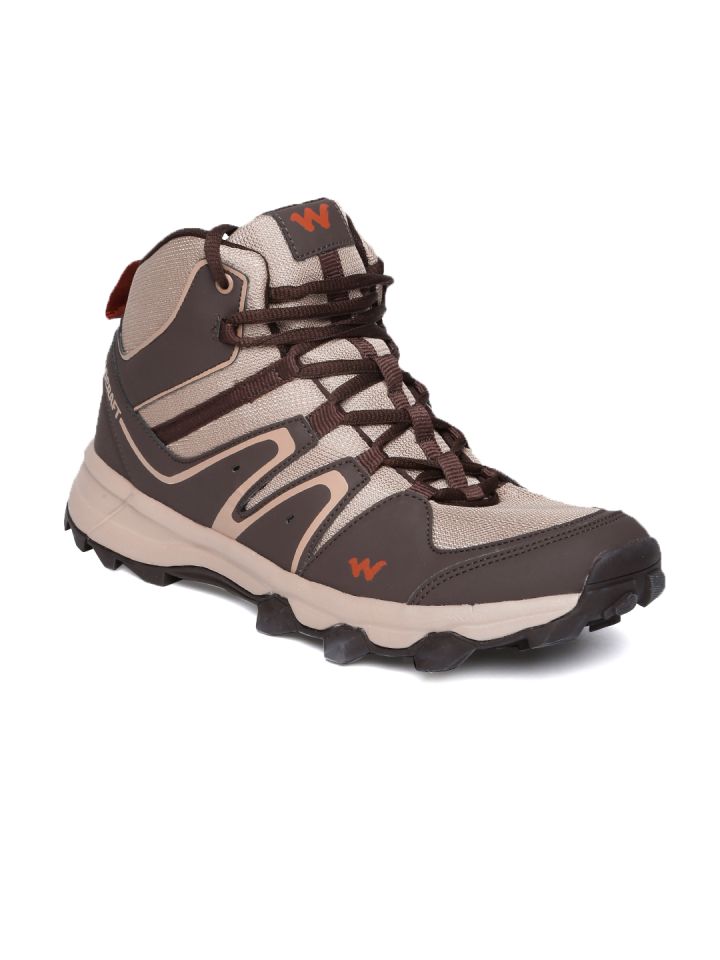 Buy Wildcraft Men Brown Mesh Mid Top Trekking Shoes Sports Shoes
