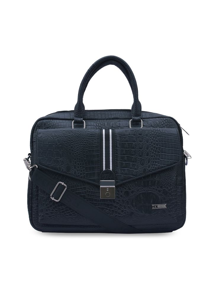 Buy ESBEDA Unisex Black Textured Laptop Bag Laptop Bag for