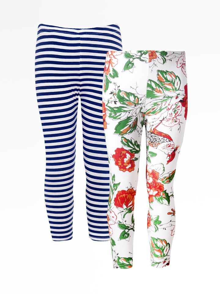 printed jeggings myntra