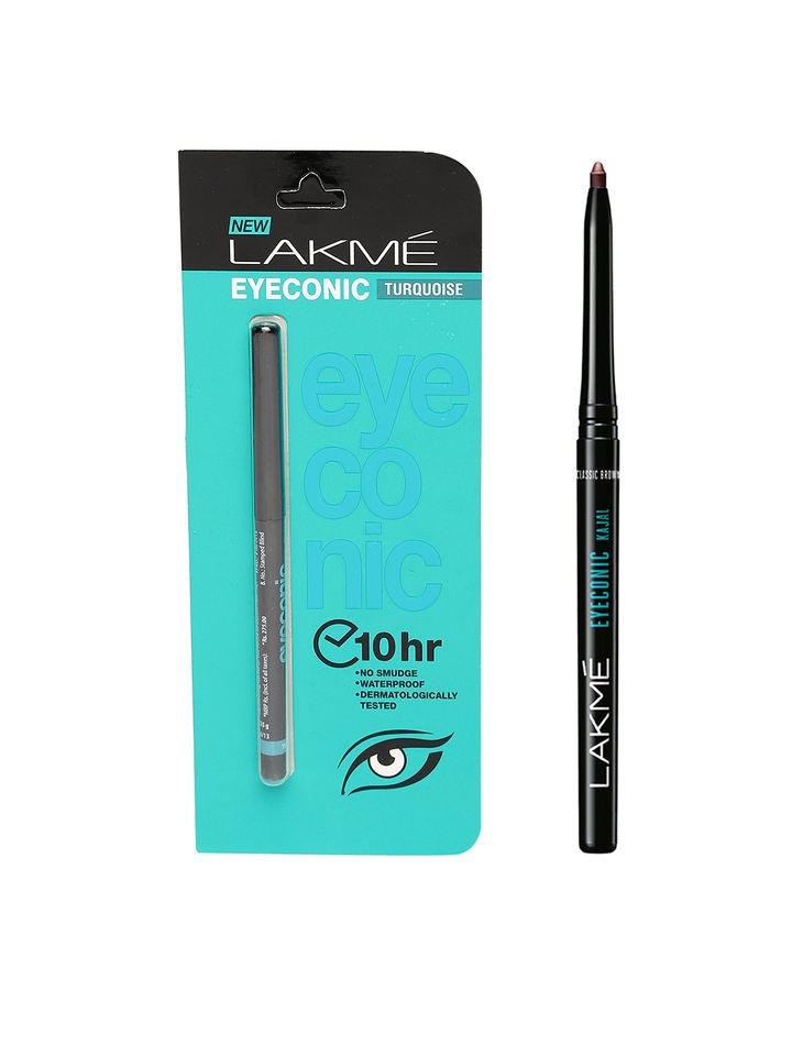Buy Lakme Set Of 2 Kajals Kajal And Eyeliner For Women 7762693 Myntra It is does not melt like other kajals. lakme set of 2 kajals