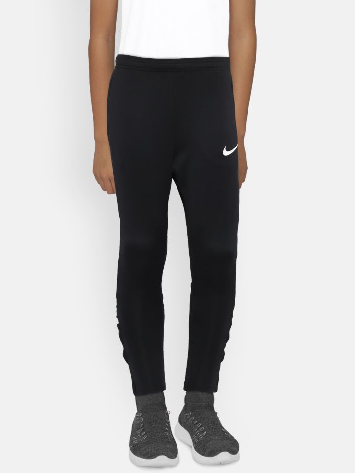 Nike Kids Black Solid Trackpants