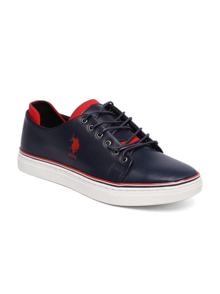 us polo assn navy blue sneakers