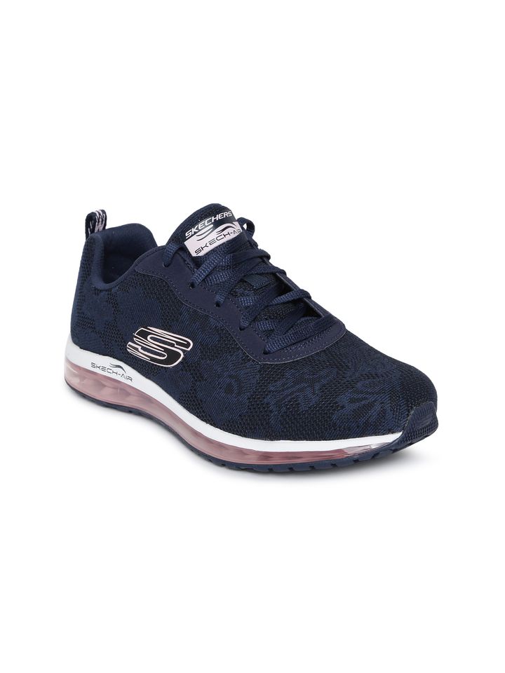 womens navy blue sketchers