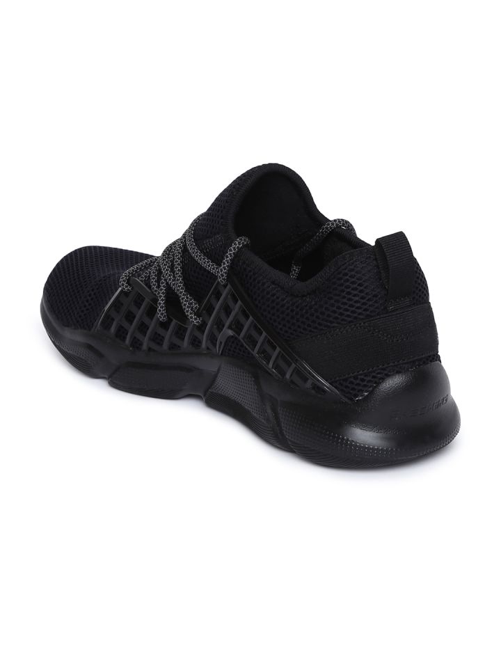Skechers Men Black Drafter Havenedge Running Shoes
