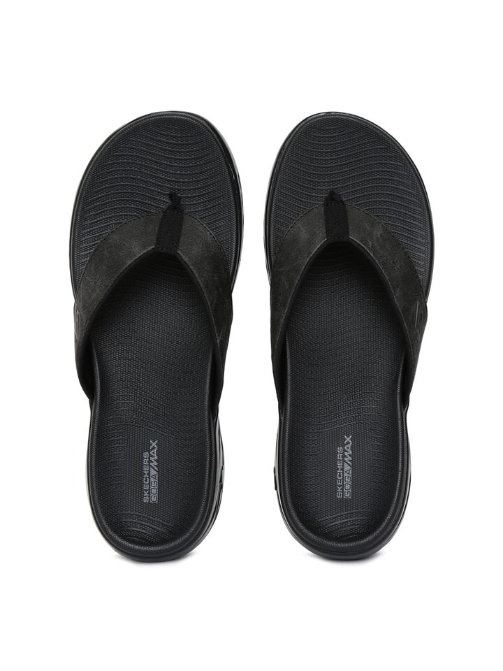 skechers grey flip flops