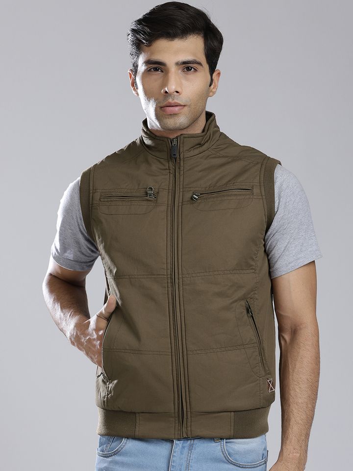 Buy SMAG Men Khaki Solid Lightweight 