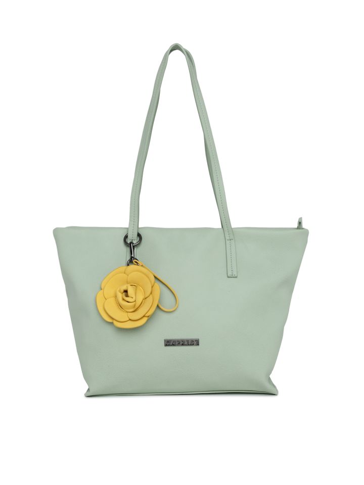 Caprese green solid shoulder bag new arrivals