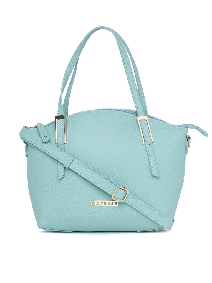 Caprese green solid handheld bag shop