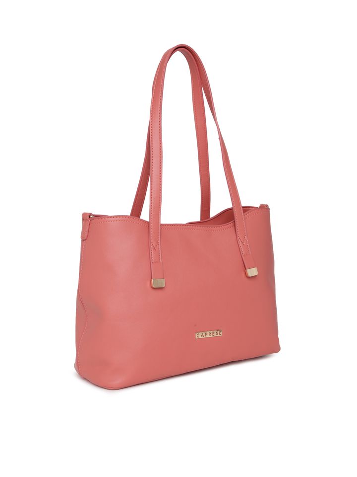 Caprese pink solid shoulder bag Clearance