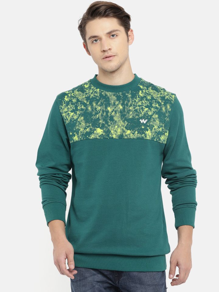 Wildcraft full sleeve solid men's sweatshirt hot sale