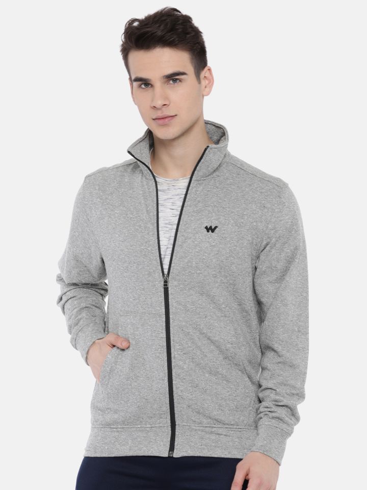 wildcraft full sleeve solid men's sweatshirt